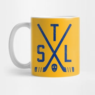 STL Retro Sticks - Gold Mug